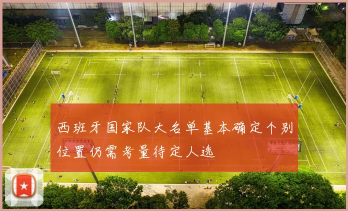 西班牙国家队大名单基本确定个别位置仍需考量待定人选